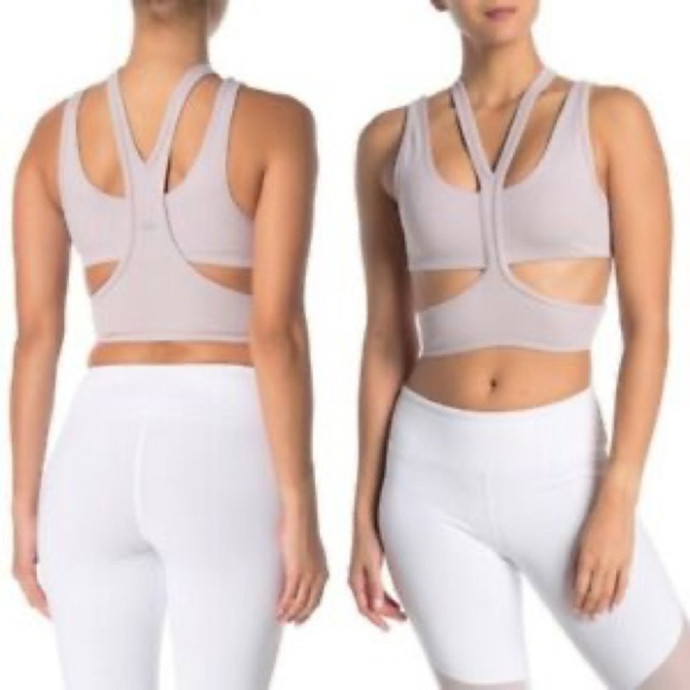Alo Yoga TRACKIE BRA in lilac S